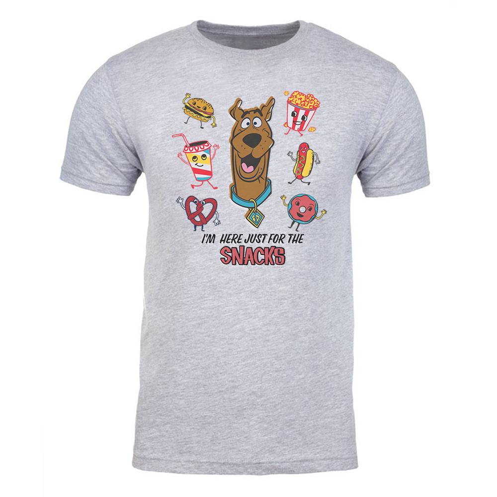 Scooby-Doo I'm Here Just For The Snacks Adult Short Sleeve T-Shirt