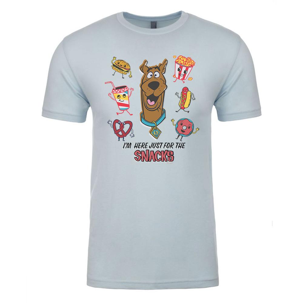 Scooby-Doo I'm Here Just For The Snacks Adult Short Sleeve T-Shirt