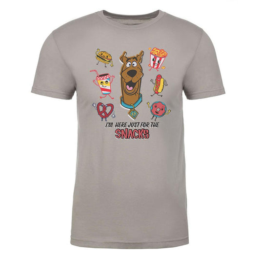 Scooby-Doo I'm Here Just For The Snacks Adult Short Sleeve T-Shirt-4