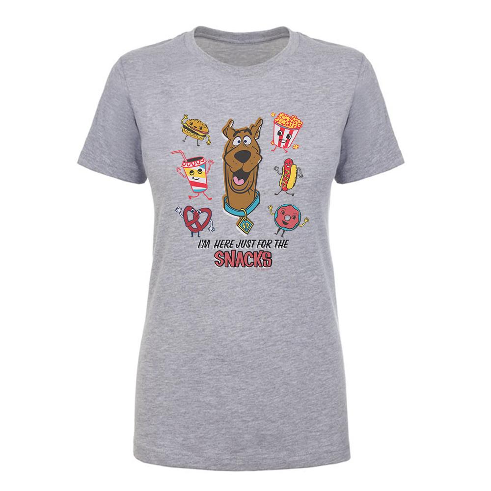 Scooby-Doo I'm Here Just For The Snacks Women's Short Sleeve T-Shirt