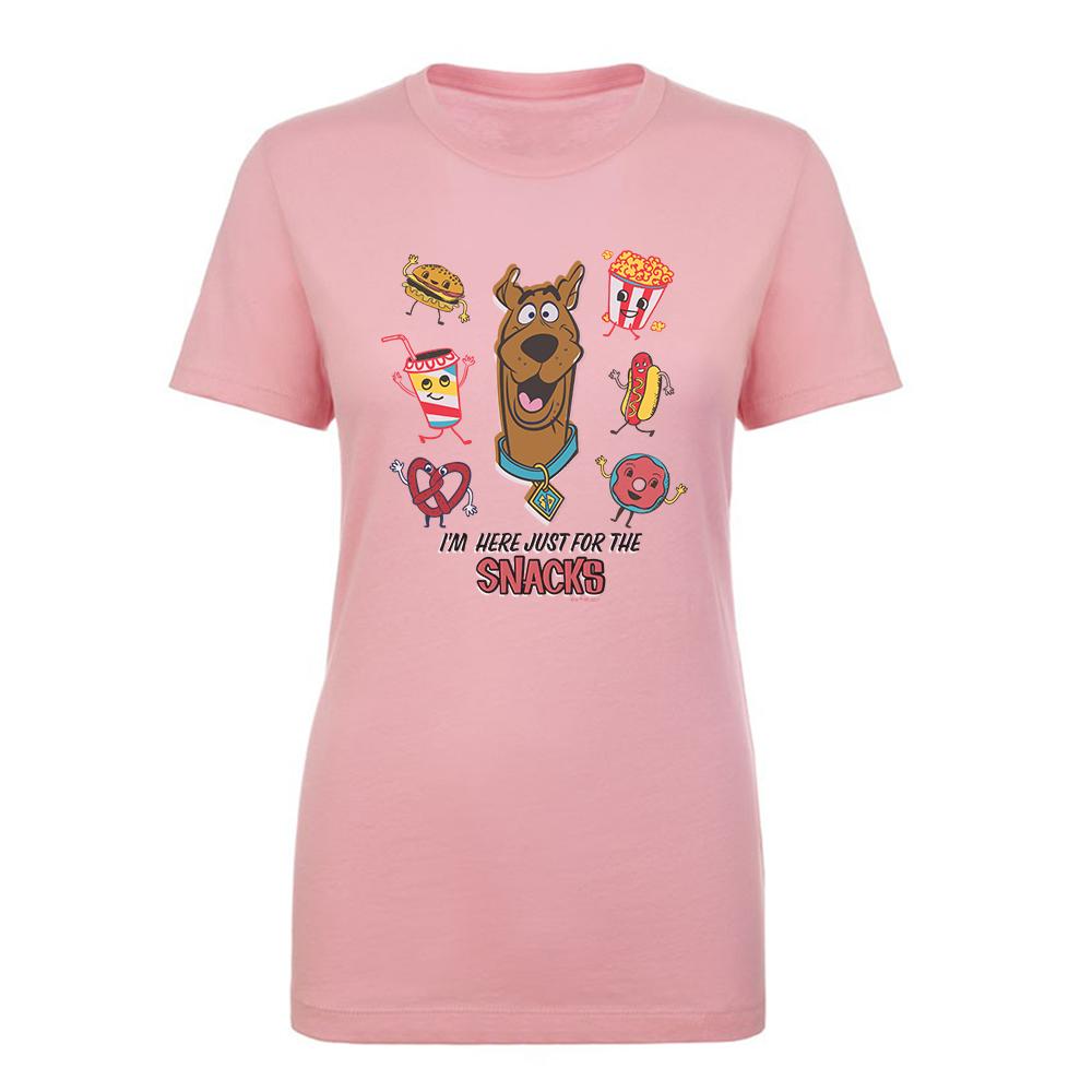 Scooby-Doo I'm Here Just For The Snacks Women's Short Sleeve T-Shirt