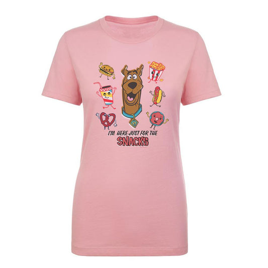 Scooby-Doo I'm Here Just For The Snacks Women's Short Sleeve T-Shirt-0