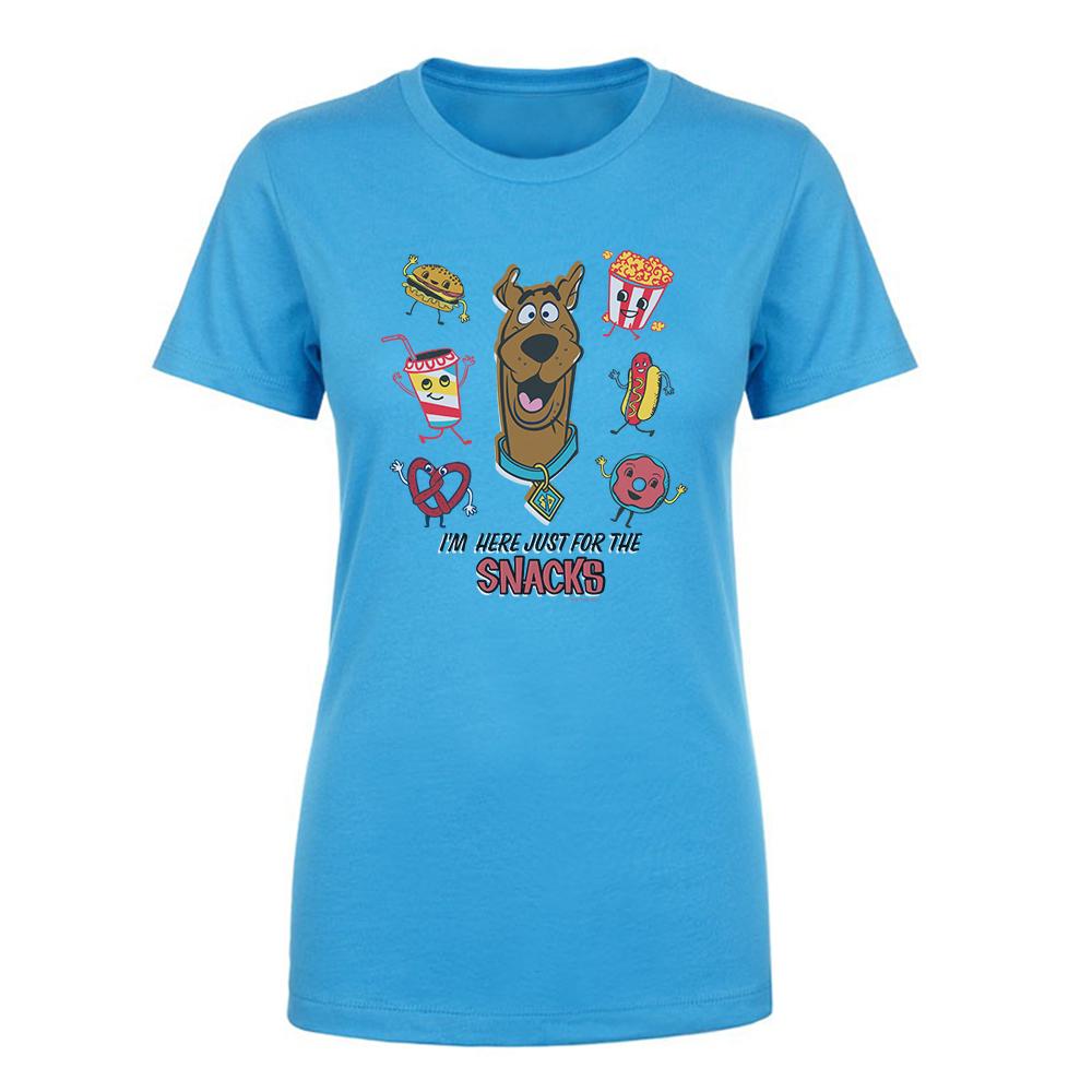 Scooby-Doo I'm Here Just For The Snacks Women's Short Sleeve T-Shirt