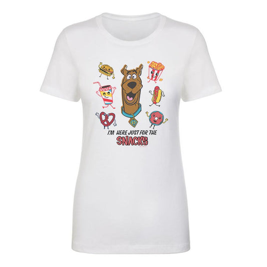 Scooby-Doo I'm Here Just For The Snacks Women's Short Sleeve T-Shirt-4