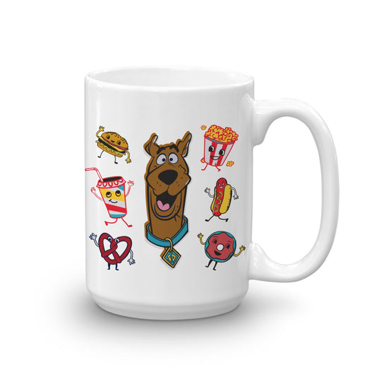 Scooby-Doo I'm Here Just For The Snacks White Mug-2