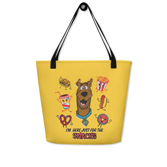 Scooby-Doo I'm Here Just For The Snacks Beach Bag-1