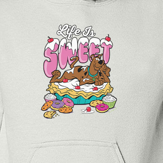 Scooby-Doo Life Is Sweet Kids Hooded Sweatshirt-1