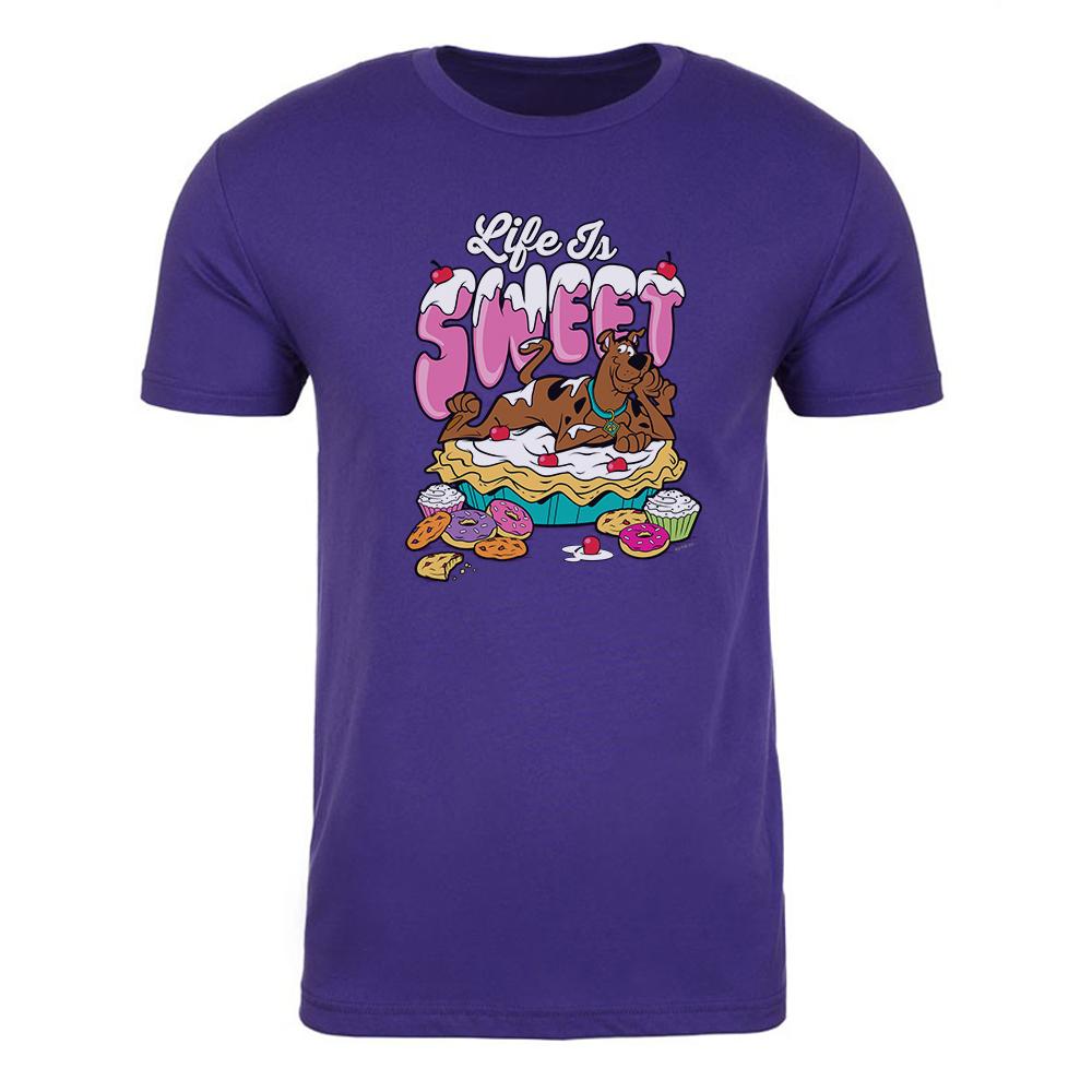 Scooby-Doo Life Is Sweet Adult Short Sleeve T-Shirt