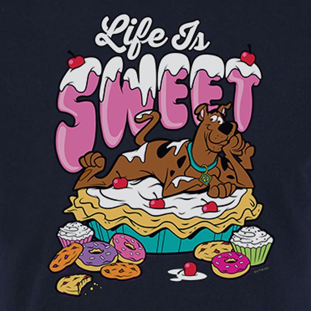 Scooby-Doo Life Is Sweet Adult Short Sleeve T-Shirt