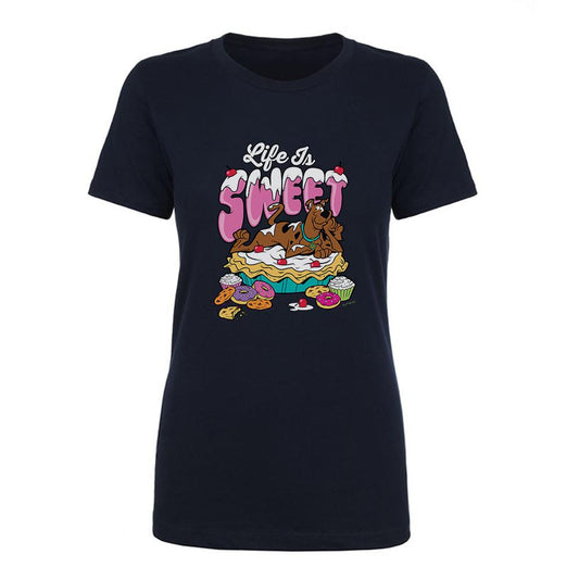 Scooby-Doo Life Is Sweet Women's Short Sleeve T-Shirt-0