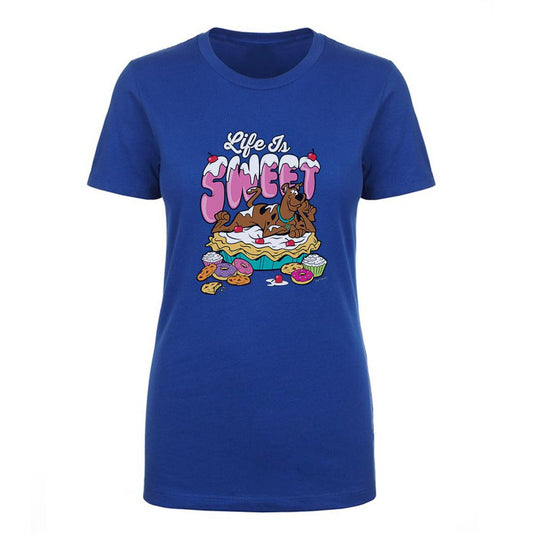 Scooby-Doo Life Is Sweet Women's Short Sleeve T-Shirt-4