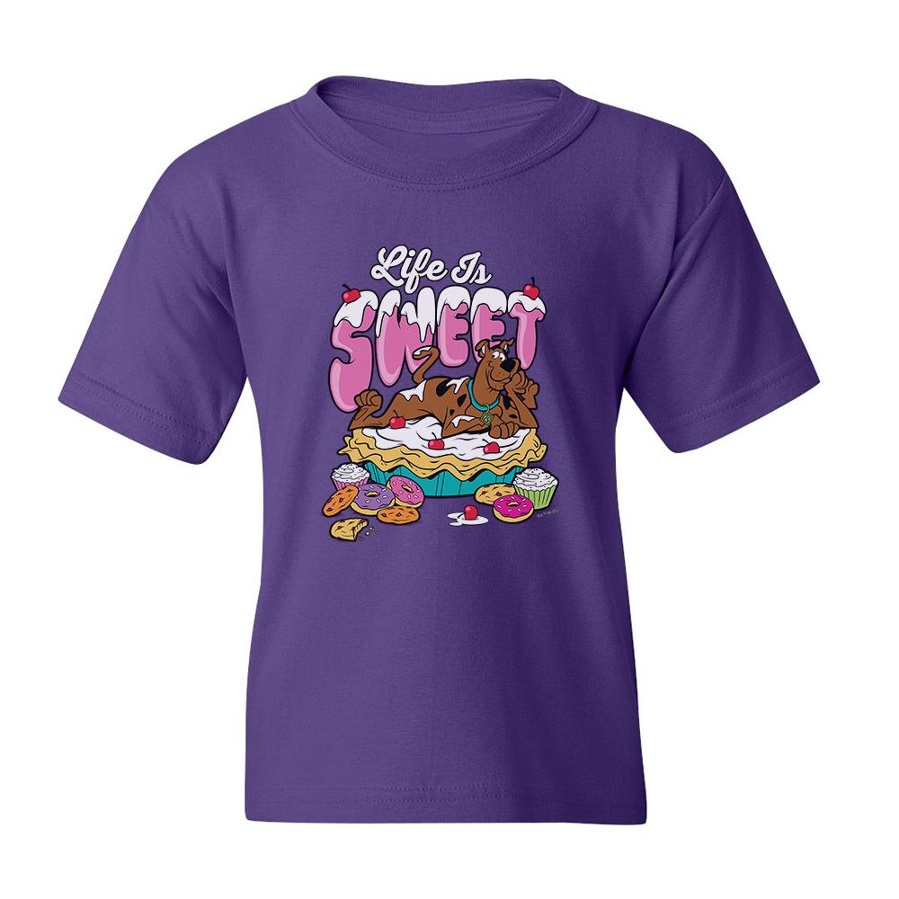 Scooby-Doo Life Is Sweet Kids Short Sleeve T-Shirt