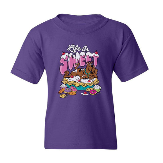 Scooby-Doo Life Is Sweet Kids Short Sleeve T-Shirt-0