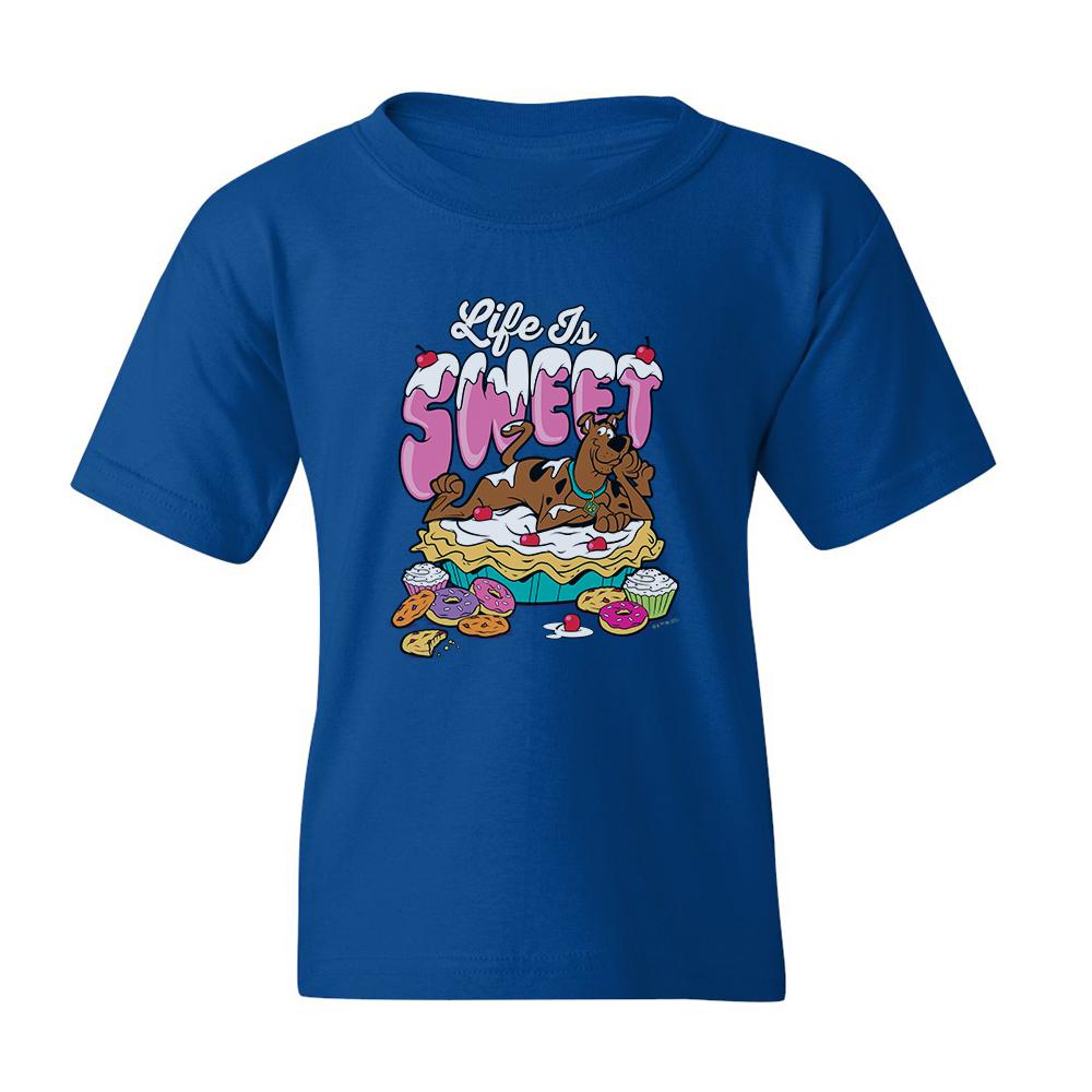 Scooby-Doo Life Is Sweet Kids Short Sleeve T-Shirt