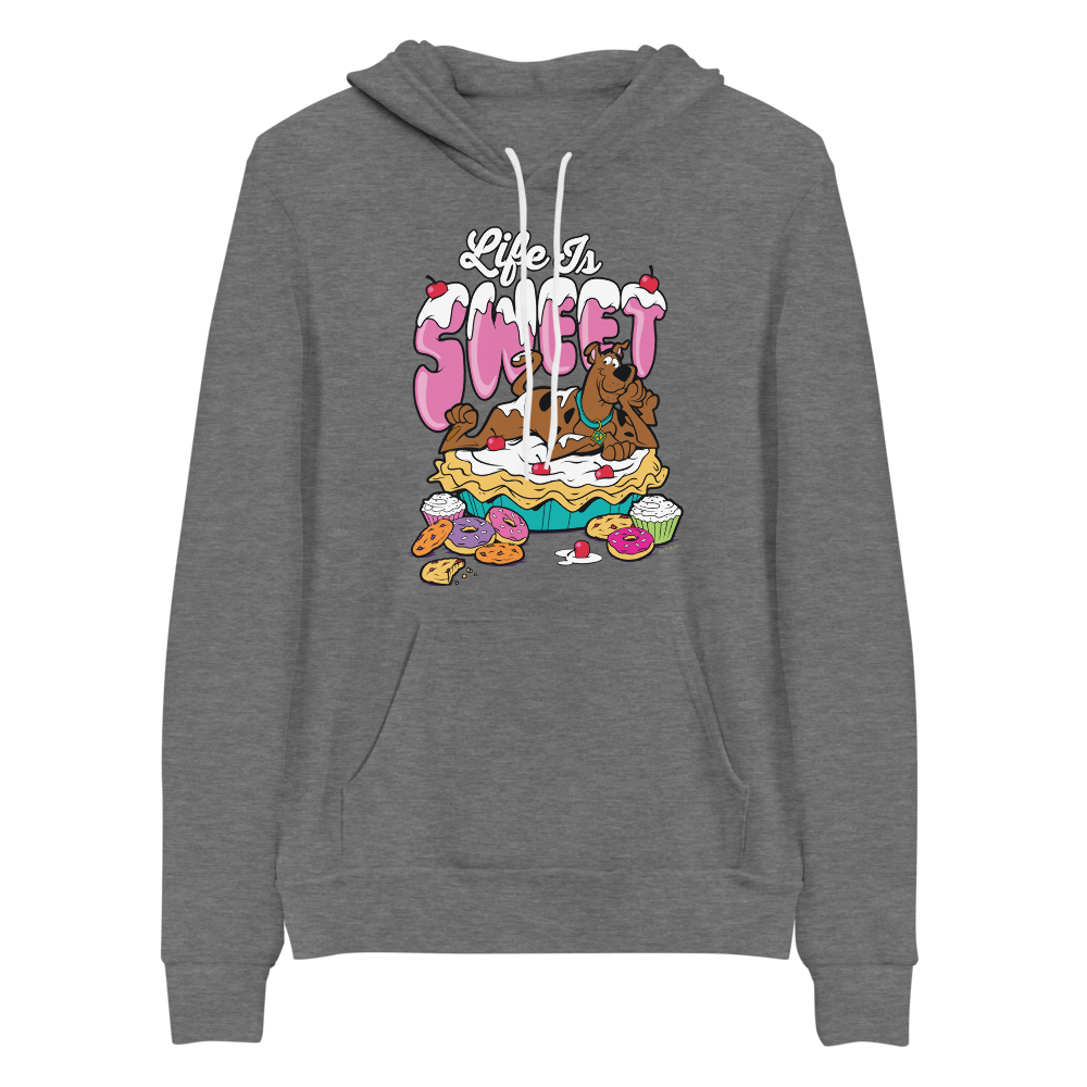 Scooby-Doo Life Is Sweet Adult Fleece Hooded Sweatshirt