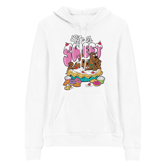 Scooby-Doo Life Is Sweet Adult Fleece Hooded Sweatshirt