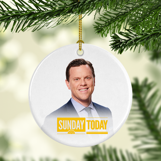 Sunday TODAY with Willie Geist Double-Sided Ornament-0