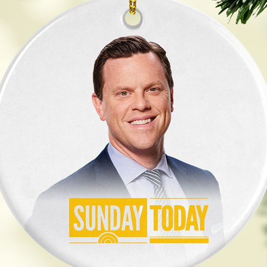 Sunday TODAY with Willie Geist Double-Sided Ornament-1