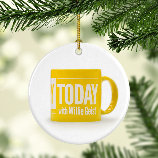 Sunday TODAY with Willie Geist Mug Double-Sided Ornament-2