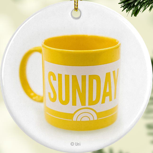 Sunday TODAY with Willie Geist Mug Double-Sided Ornament-1