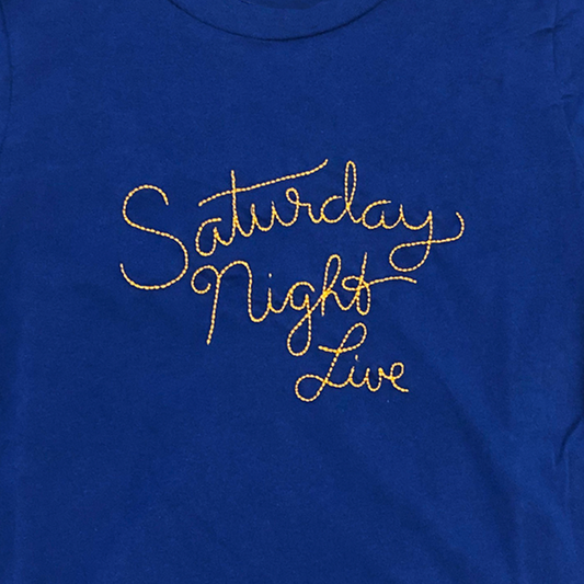 Saturday Night Live Kids Stitched Logo Tee-1