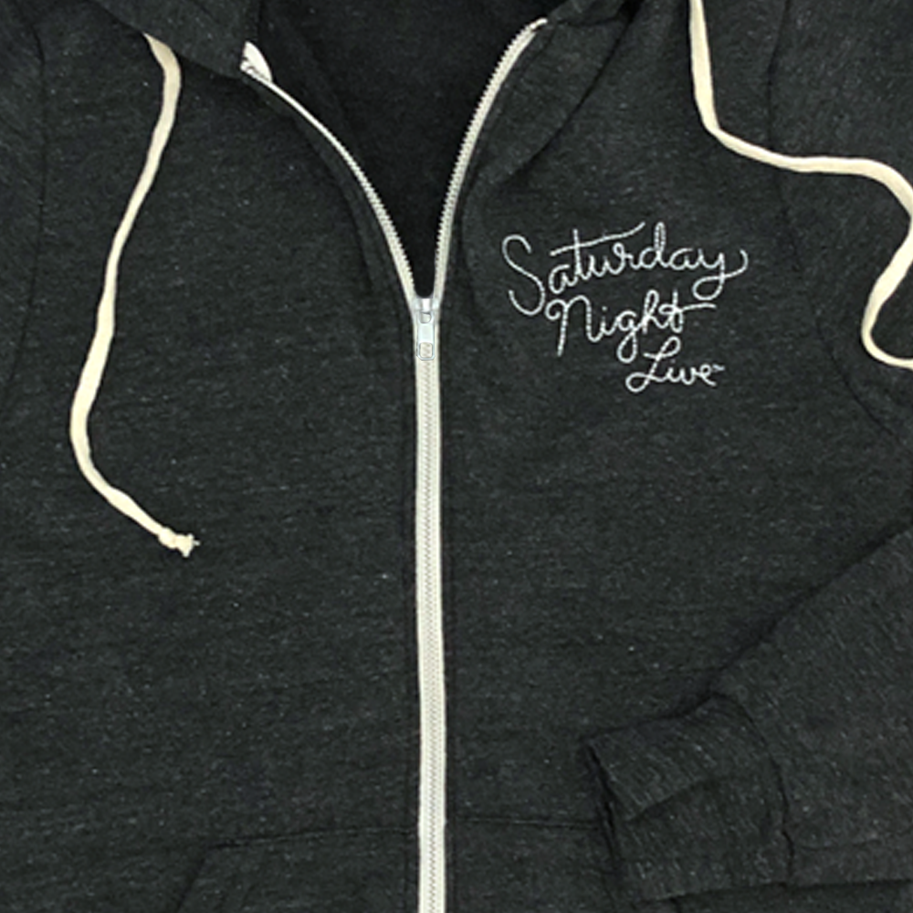 Saturday Night Live Script Logo Zip Hoodie