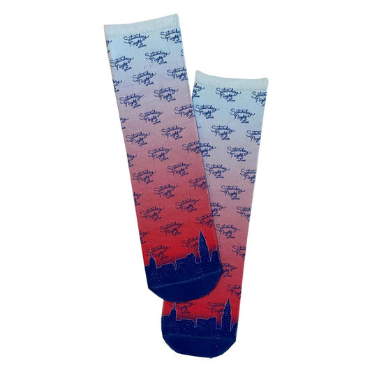 Saturday Night Live Script Logo Socks-0