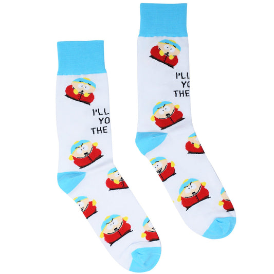 South Park Cartman Kick You in the Nuts Socks-0