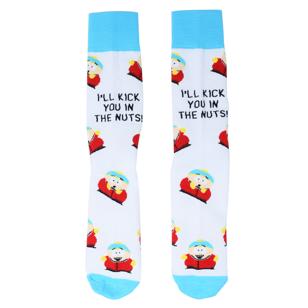 South Park Cartman Kick You in the Nuts Socks