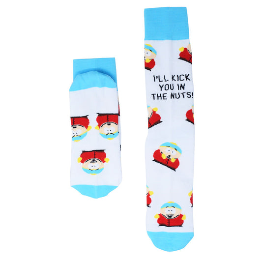 South Park Cartman Kick You in the Nuts Socks-6