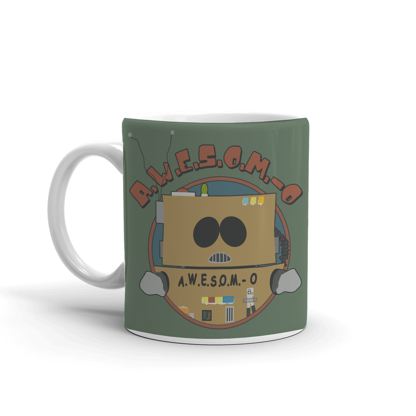 South Park Awesom-o White Mug