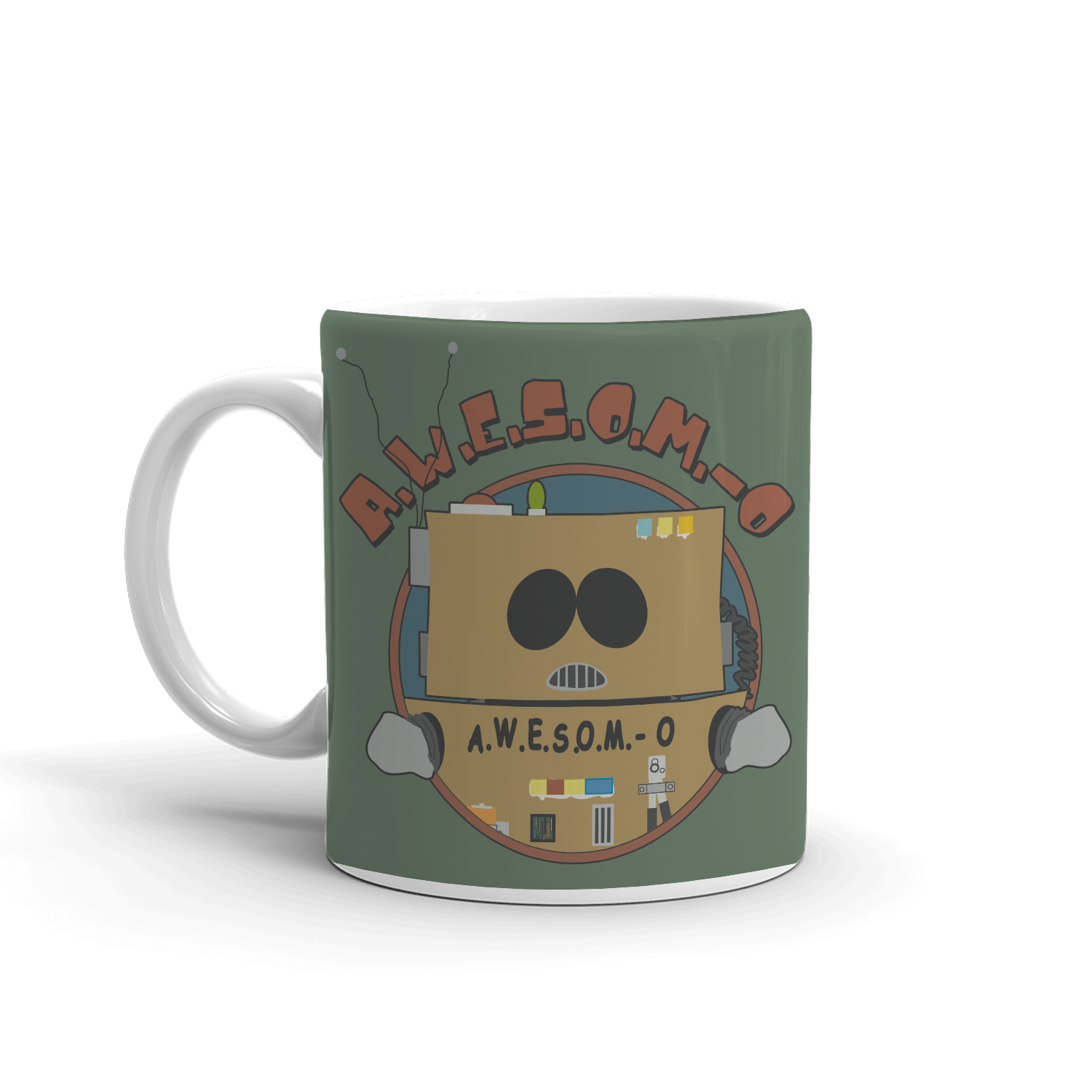 South Park Awesom-o White Mug