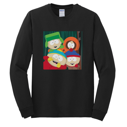 South Park Boys Picture Adult Long Sleeve T-Shirt-0