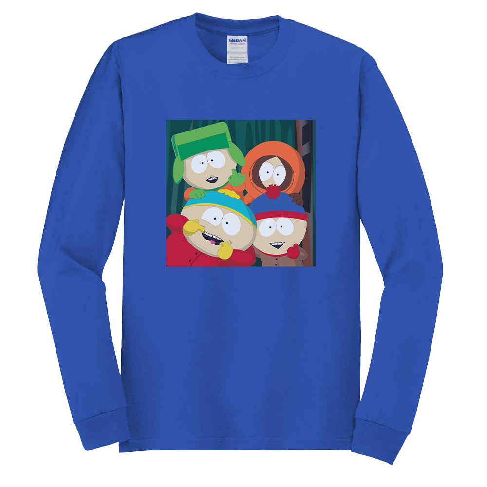 South Park Boys Picture Adult Long Sleeve T-Shirt