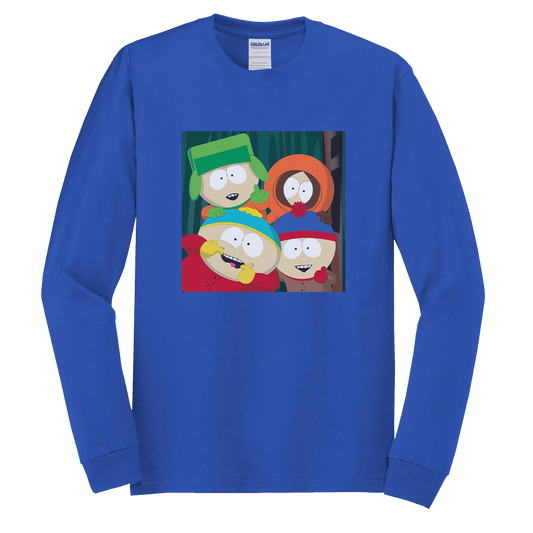 South Park Boys Picture Adult Long Sleeve T-Shirt-2