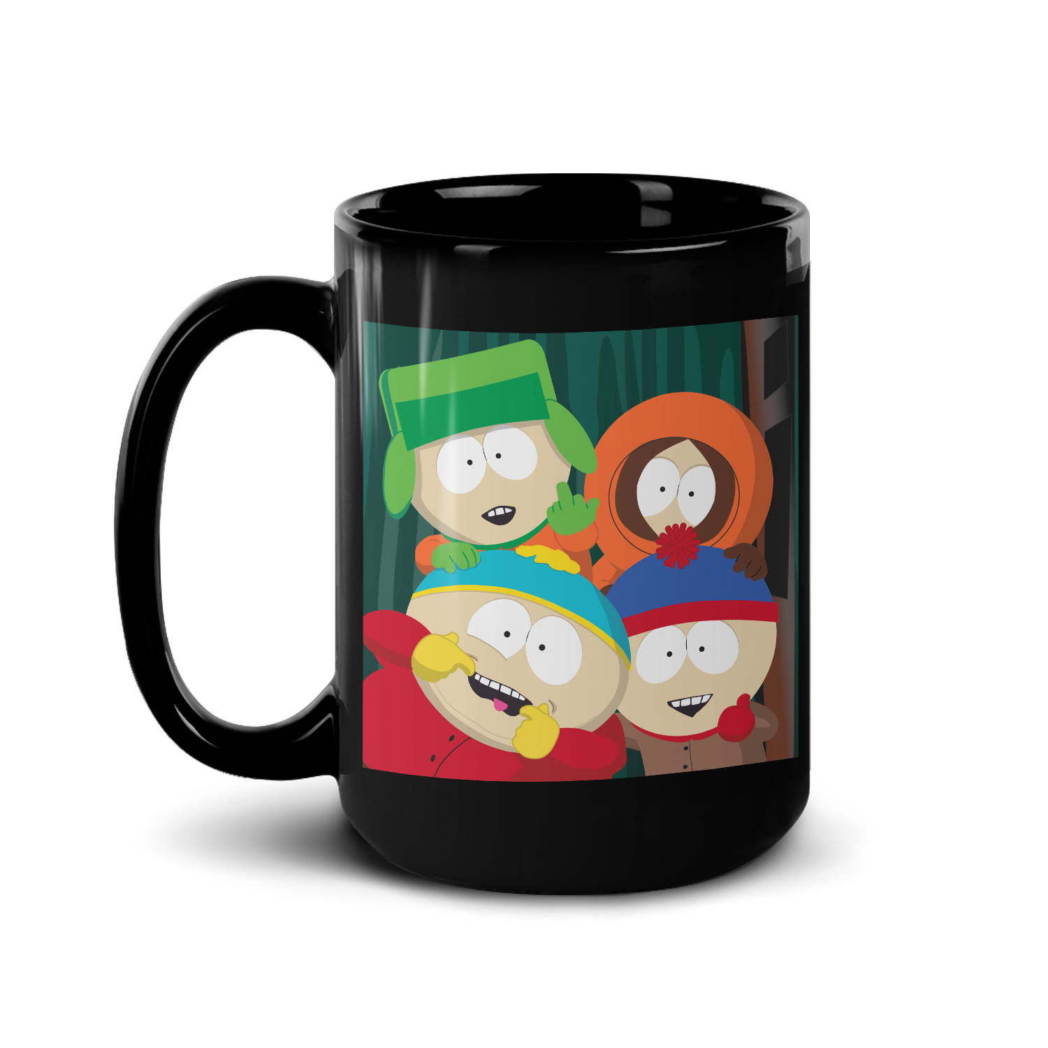 South Park Boys Picture Black Mug