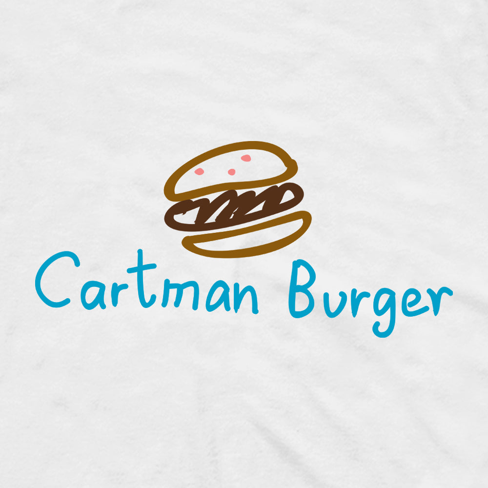 South Park Cartman Burger Adult Short Sleeve T-Shirt