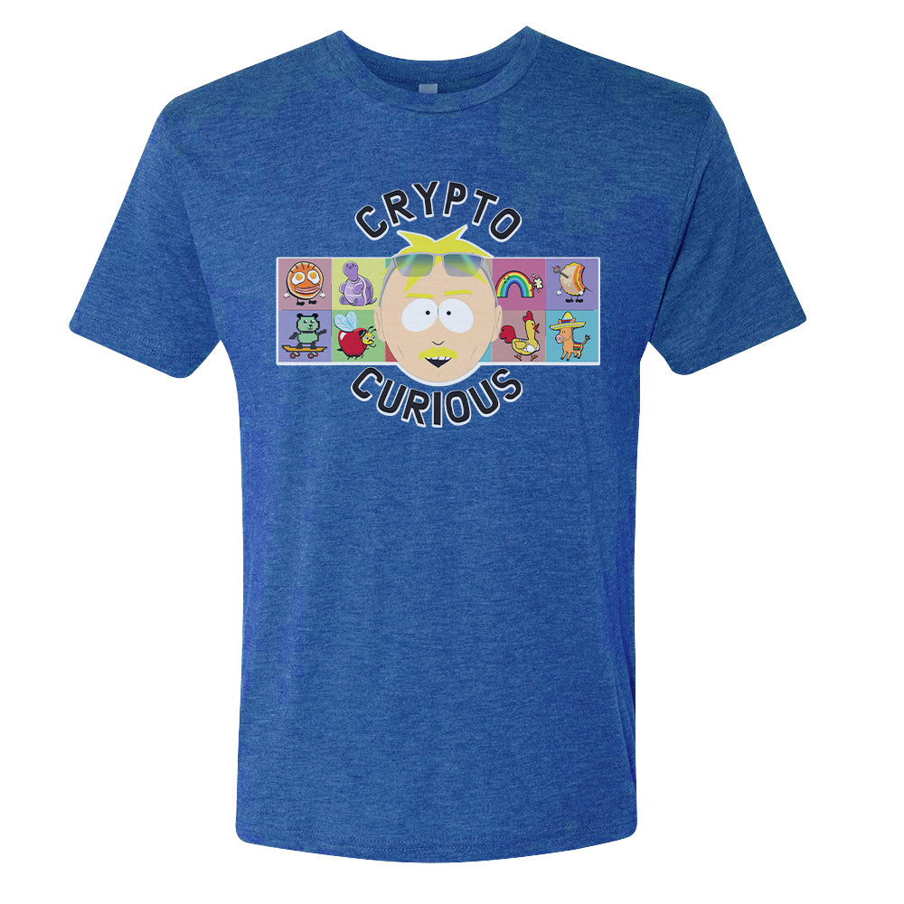 South Park Butters Crypto Curious Men's Tri-Blend T-Shirt