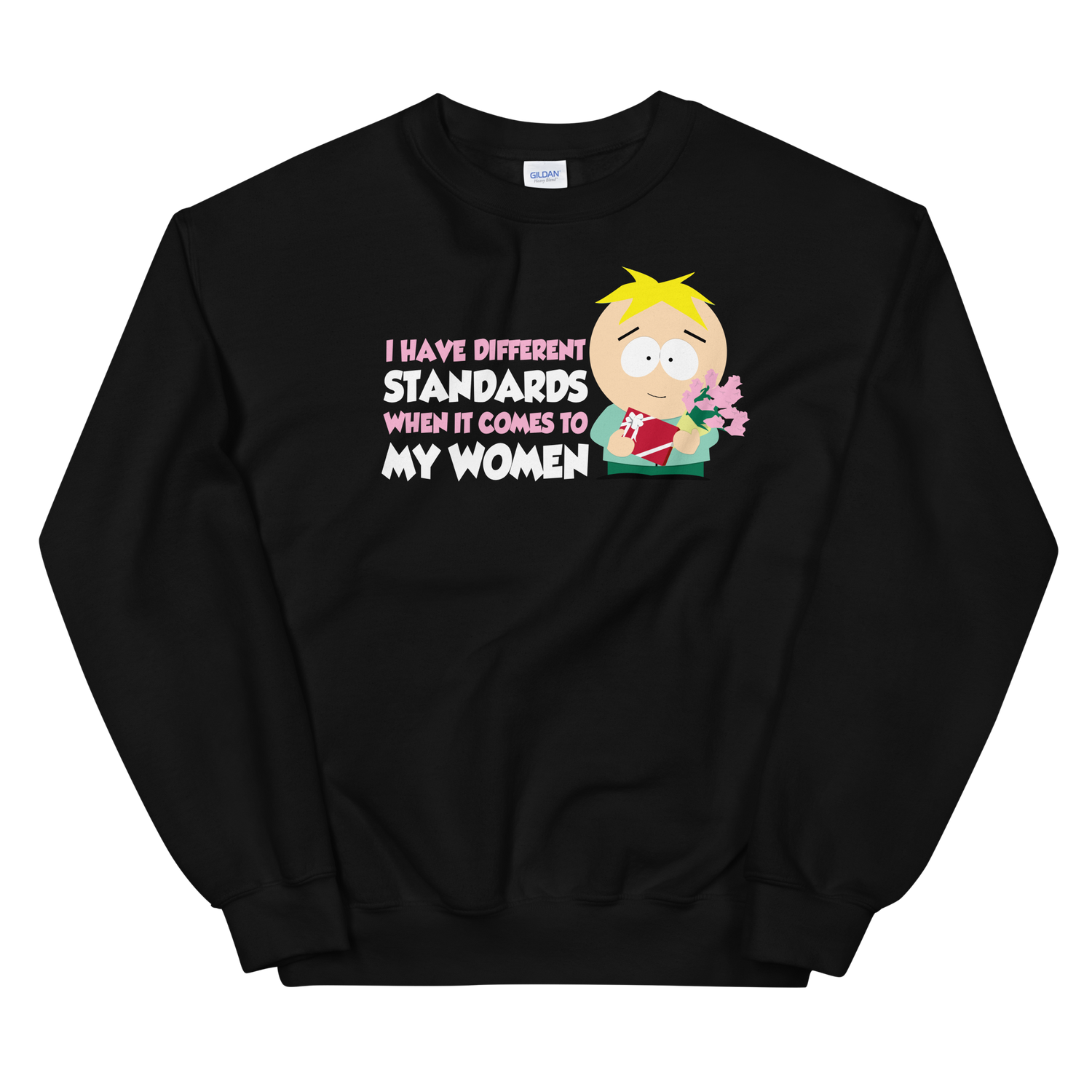 South Park Butters Different Standards Fleece Crewneck Sweatshirt