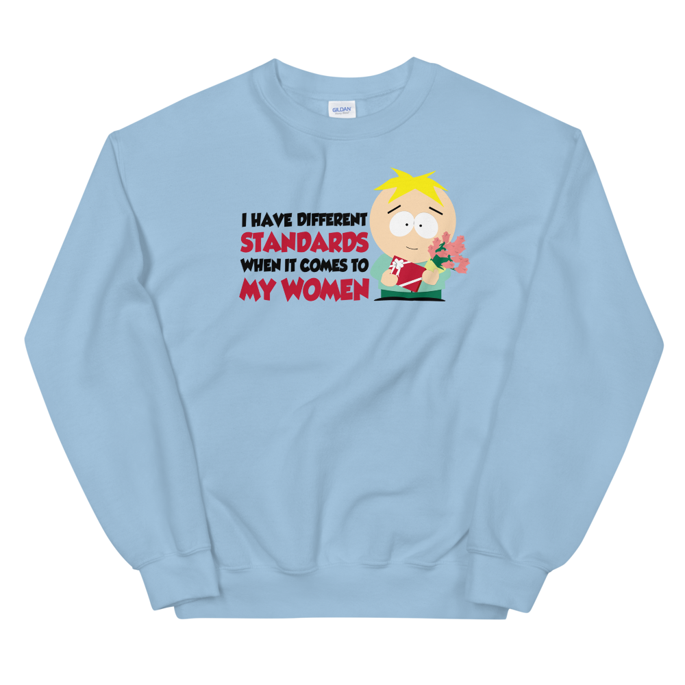 South Park Butters Different Standards Fleece Crewneck Sweatshirt