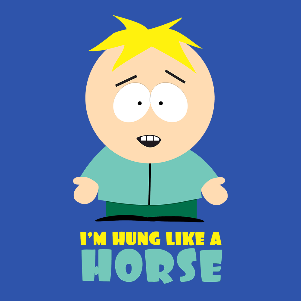 South Park Butters Hung Like a Horse Unisex Tank Top