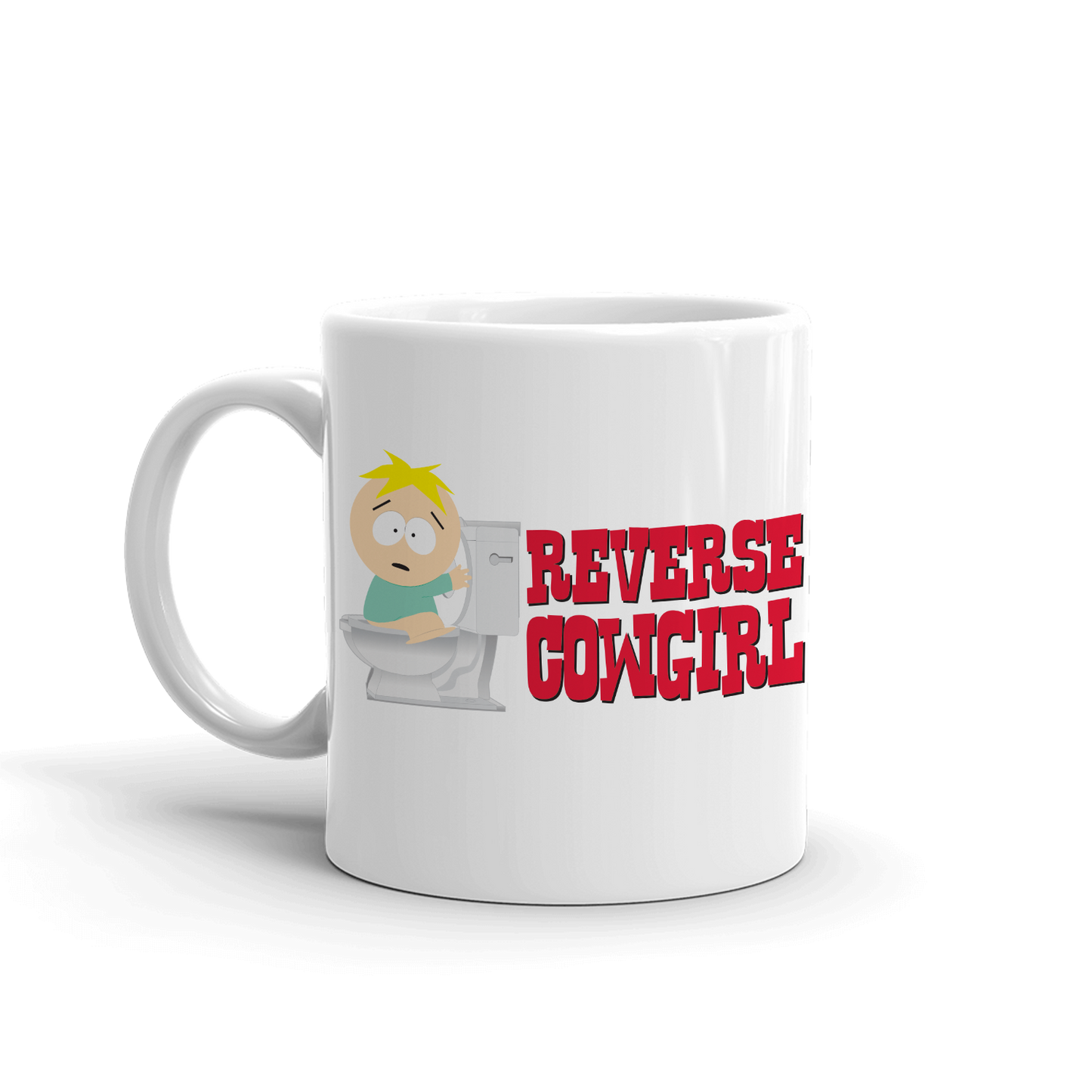 South Park Butters Reverse Cowgirl White Mug