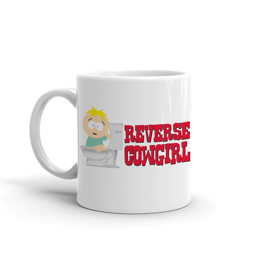 South Park Butters Reverse Cowgirl White Mug-0