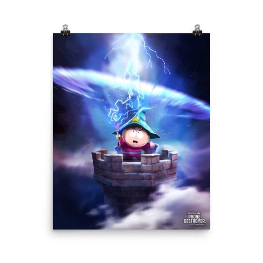 South Park Cartman Grand Wizard Premium Satin Poster-0