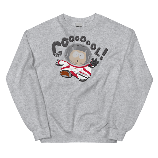 South Park Cartman Astronaut Coool! Fleece Crewneck Sweatshirt-2