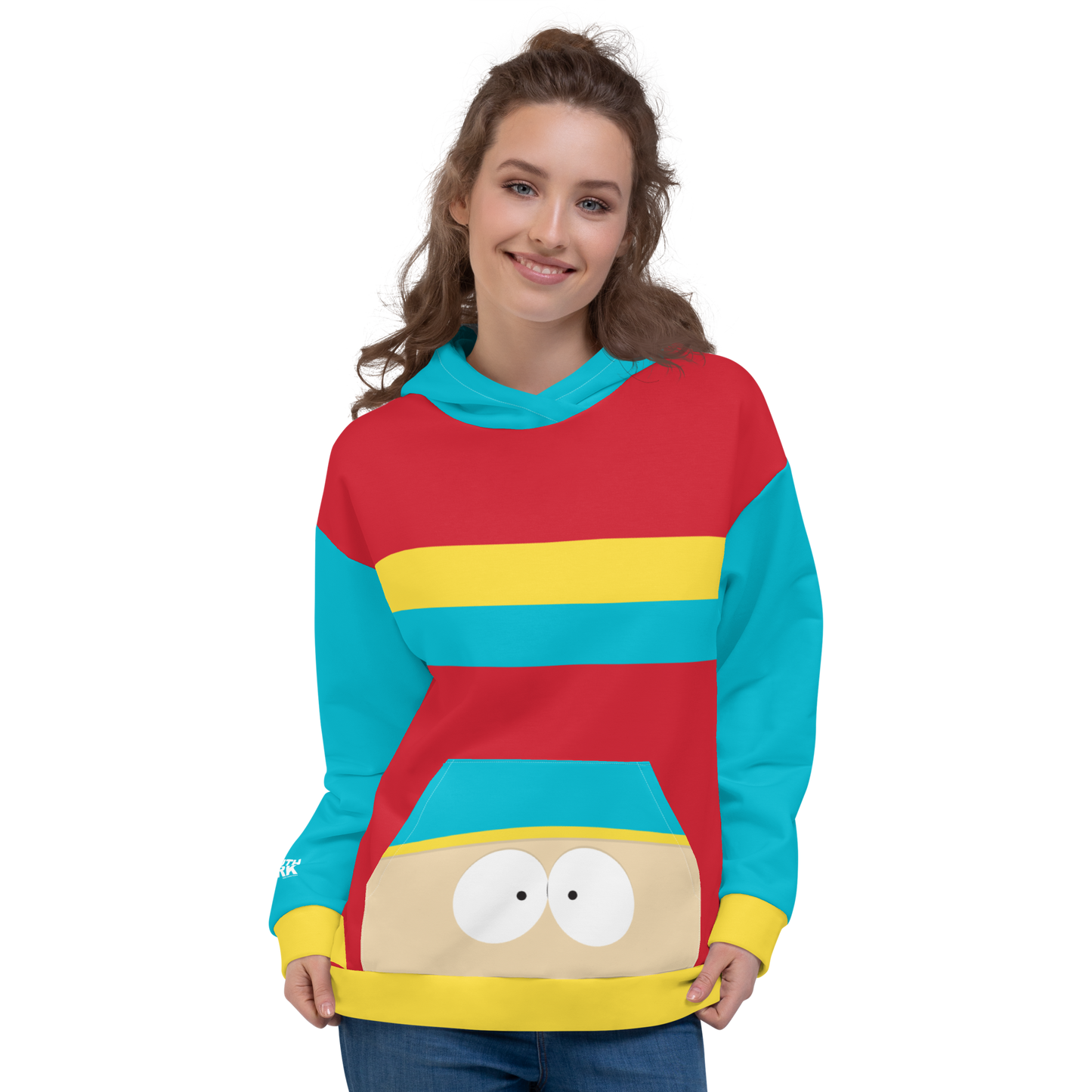 South Park Cartman Color Block Unisex Hooded Sweatshirt