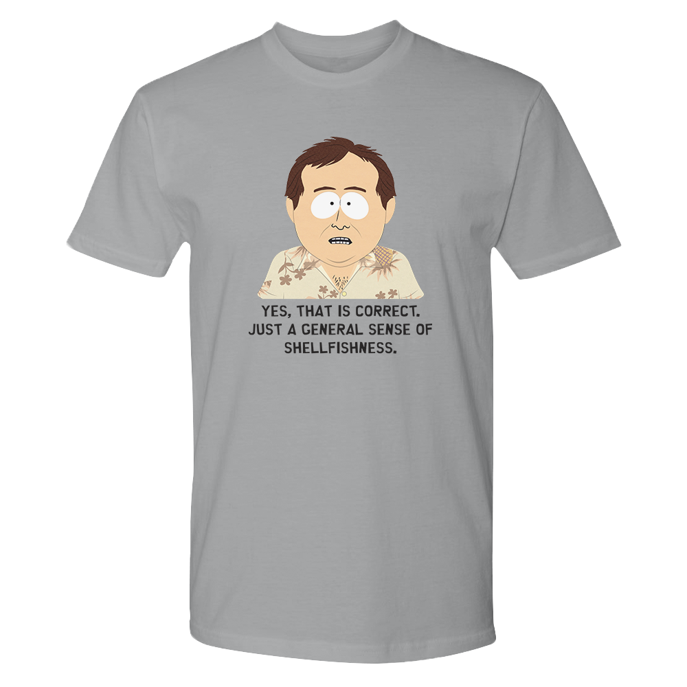 South Park Clyde Donovan Shellfishness Adult Short Sleeve T-Shirt