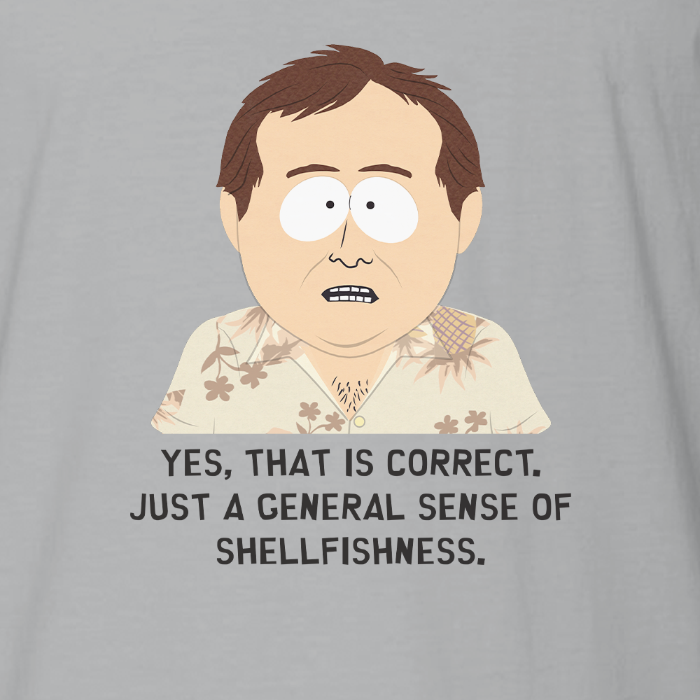 South Park Clyde Donovan Shellfishness Adult Short Sleeve T-Shirt