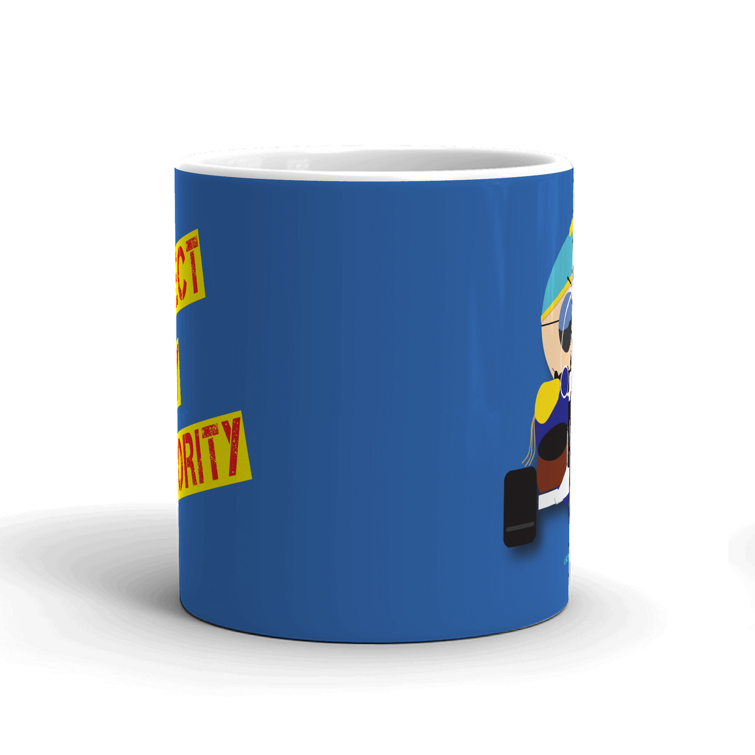 South Park Cartman Respect My Authority White Mug