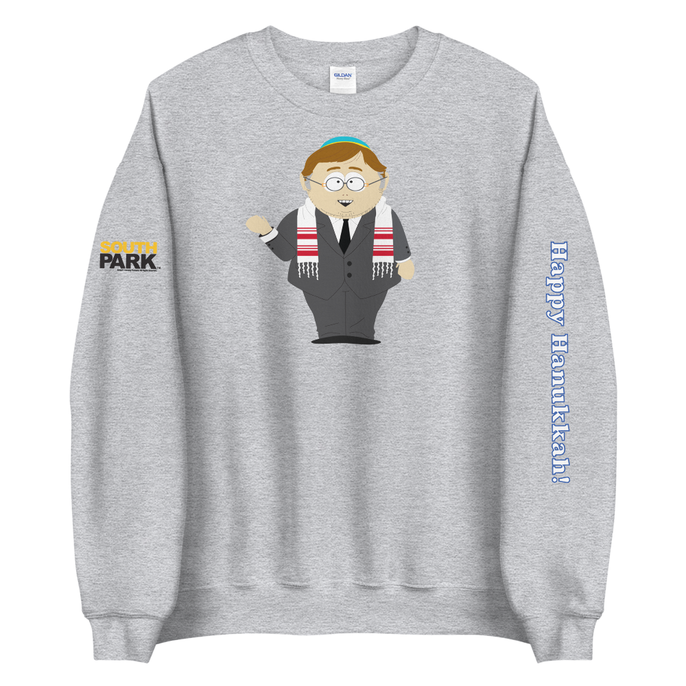 South Park Cartman Happy Hanukkah Fleece Crewneck Sweatshirt